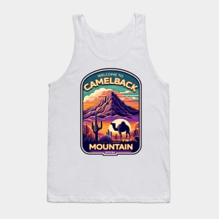 Arizona Sunset Camelback Mountain Vintage Tank Top